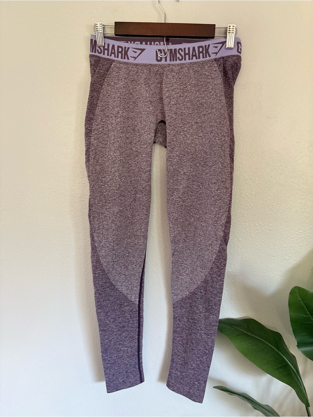 Gymshark Purple Heather Seamless Leggings